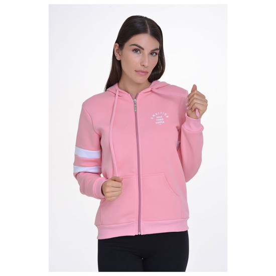 Target Γυναικεία ζακέτα Hoodie Fleece "Ambition"